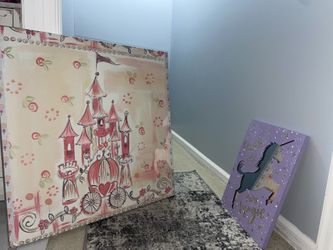 Girls Princess And Unicorn Frames