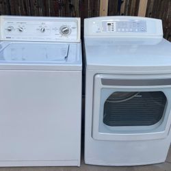 Kenmore Top Loader Washer And LG Electric Dryer 