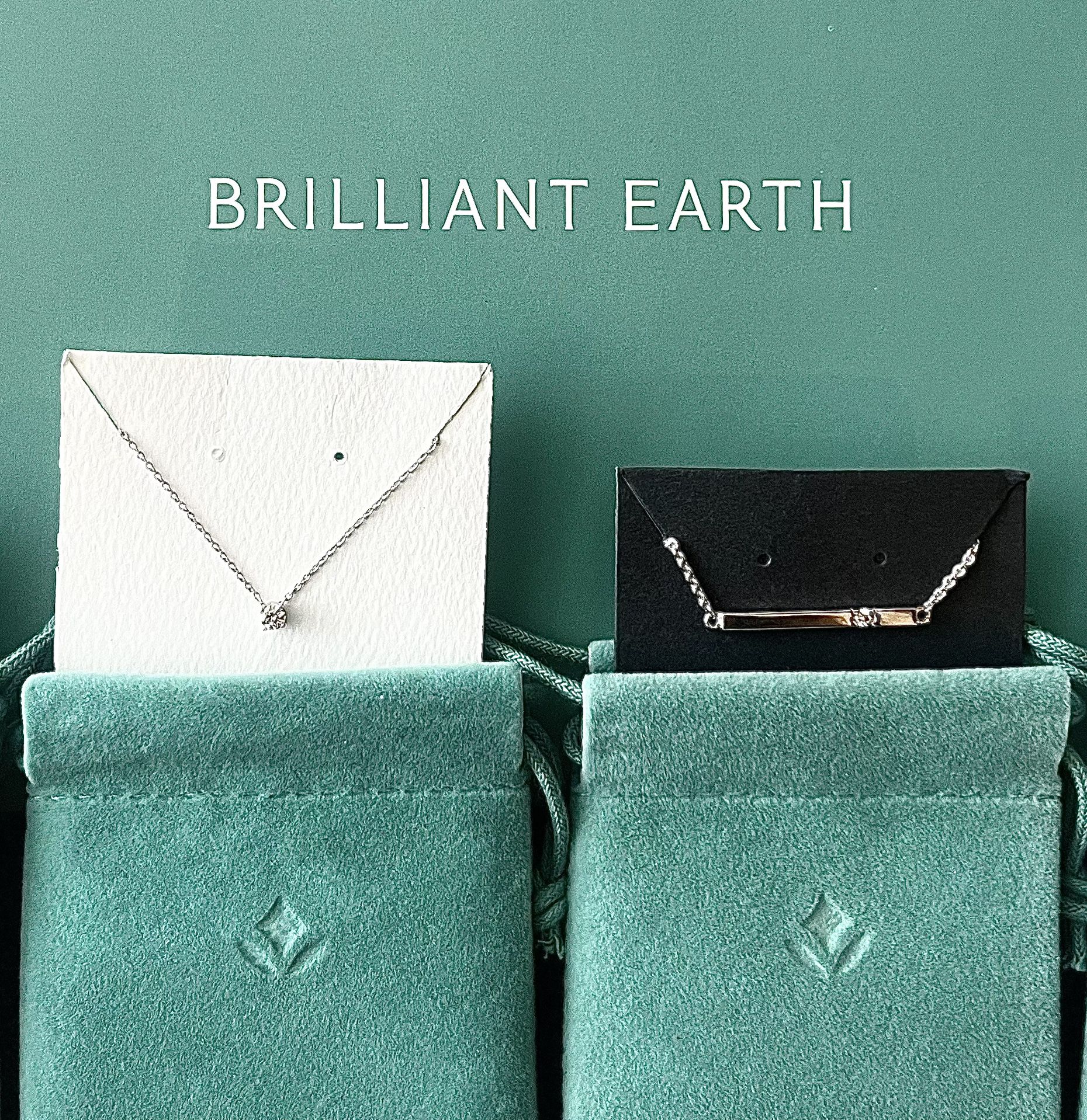 NEW Brilliant Earth Diamond Necklaces