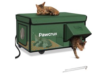 Heated cat house