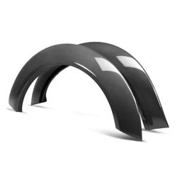 Carbon fiber rear fender flares for 2018-2023 Dodge Challenger Widebody