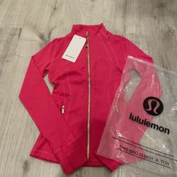 Lululemon Pink Define Jacket Size 2