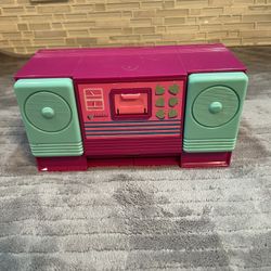 VINTAGE KENNER WISH WORLD KIDS ROCK STAGE BOOMBOX RADIO PLAYSET 1988 RARE