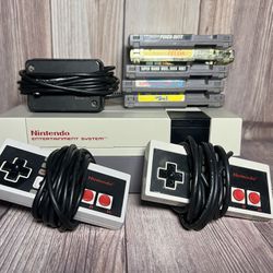 NES Nintendo Video Game System & Games