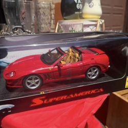 HOT WHEELS 1/18 Elite Ferrari Superamerica Diecast Car