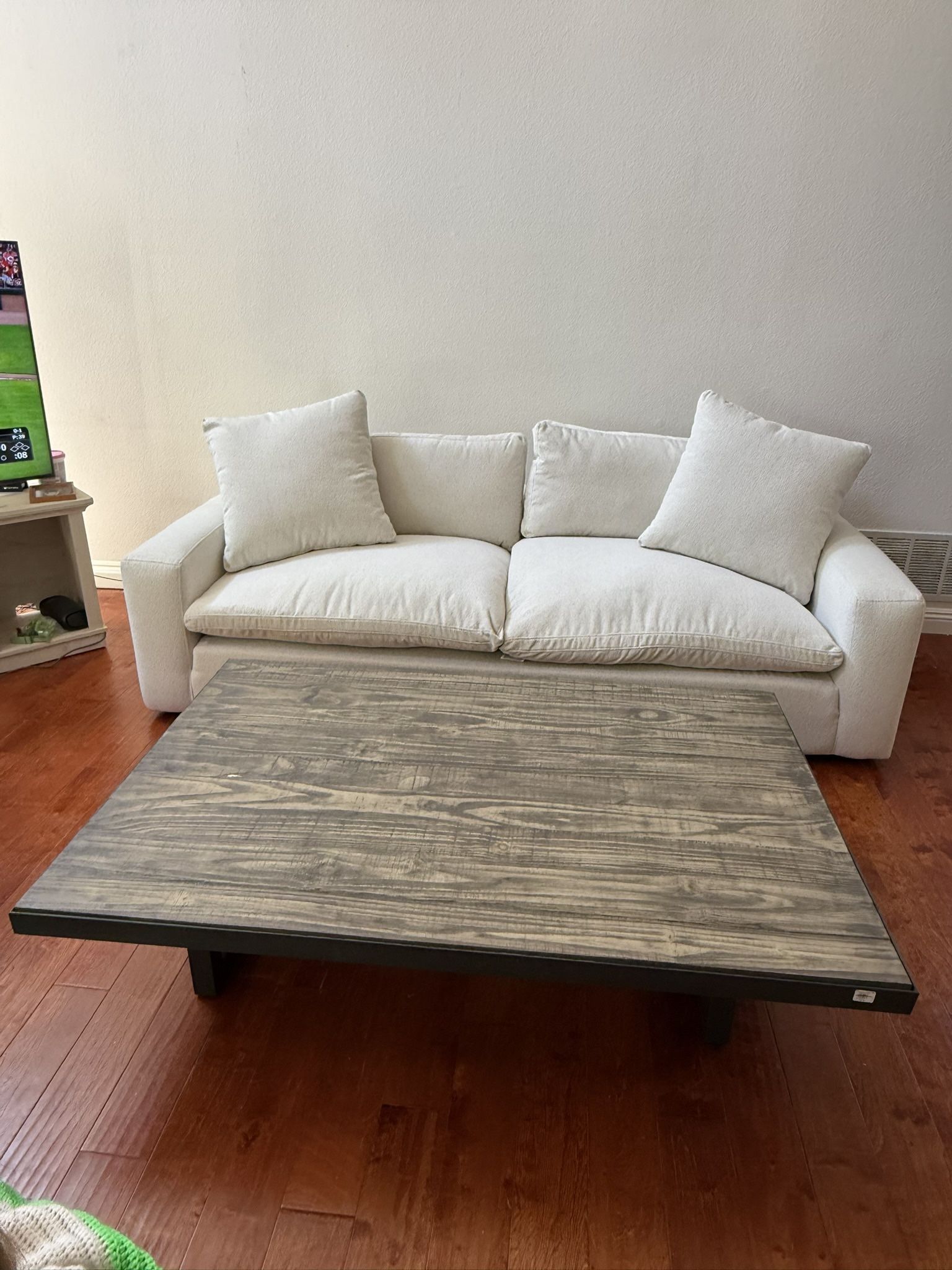 Wood Coffee Table (Pottery Barn)