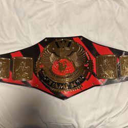 Autographed Kane WWE Signature Series Championship Belt