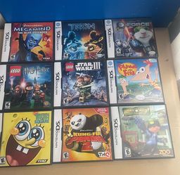 9 Nintendo DS Game Lot - LEGO STAR WARS HARRY POTTER