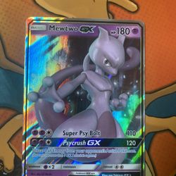Pokemon Mewtwo GX Hidden Fates 31/68 Holo Ultra Rare MINT