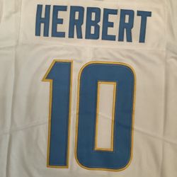 Navy Gold White Justin Herbert Los Angeles Chargers Jersey