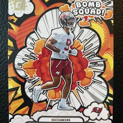 Emeka Egbuka 2025 Panini Donruss Football #BS-EEA 💣 SQUAD RC INSERT! BUCCANEERS! 