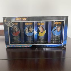 Star Trek Set Of 4 Glasses