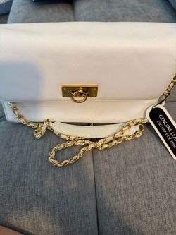 Lord and Taylor genuine leather chain strap handbag- Brand New with Tags.