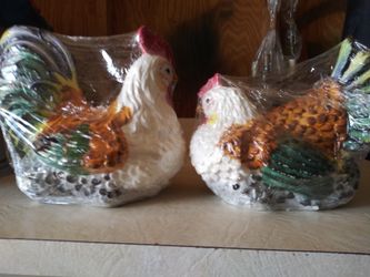 Ceramic chicken