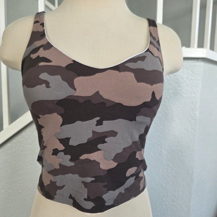 Lululemon Align Tank Top Heritage 365 Camo Dusty Bronze Multi Women's Size 6