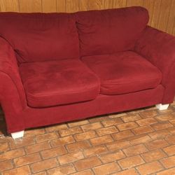 Red Loveseat