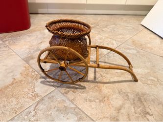 Vintage basket wheels coach