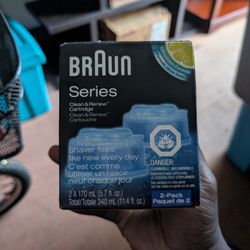 BRAUN CCR2 Clean and Renew Cartridge Lemonfresh Formula 2-Pack Box sealed