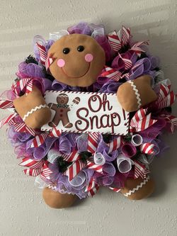 Gingerbread Wreath So Cute!