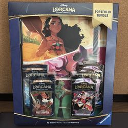 Lorcana Portfolio Bundle w/ First Chapter