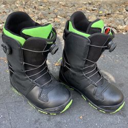 Burton Photon dual double BOA laces snowboard boots men's 10 black