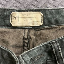 Free People Black And Brown Jeans
