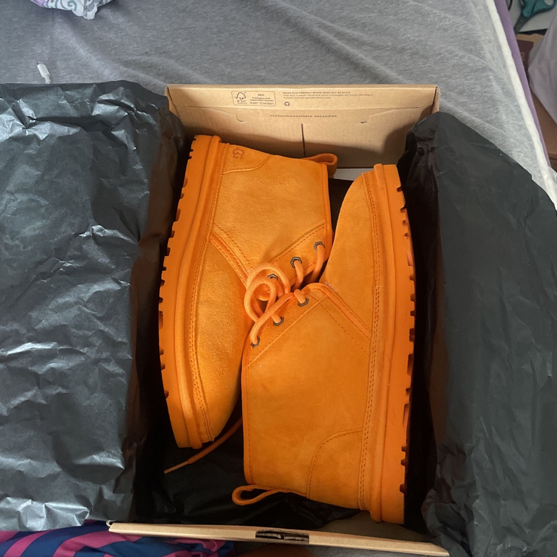 Orange Men Uggs.
