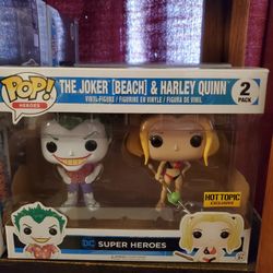 Funko Pop! The Joker [Beach] Harley Quinn