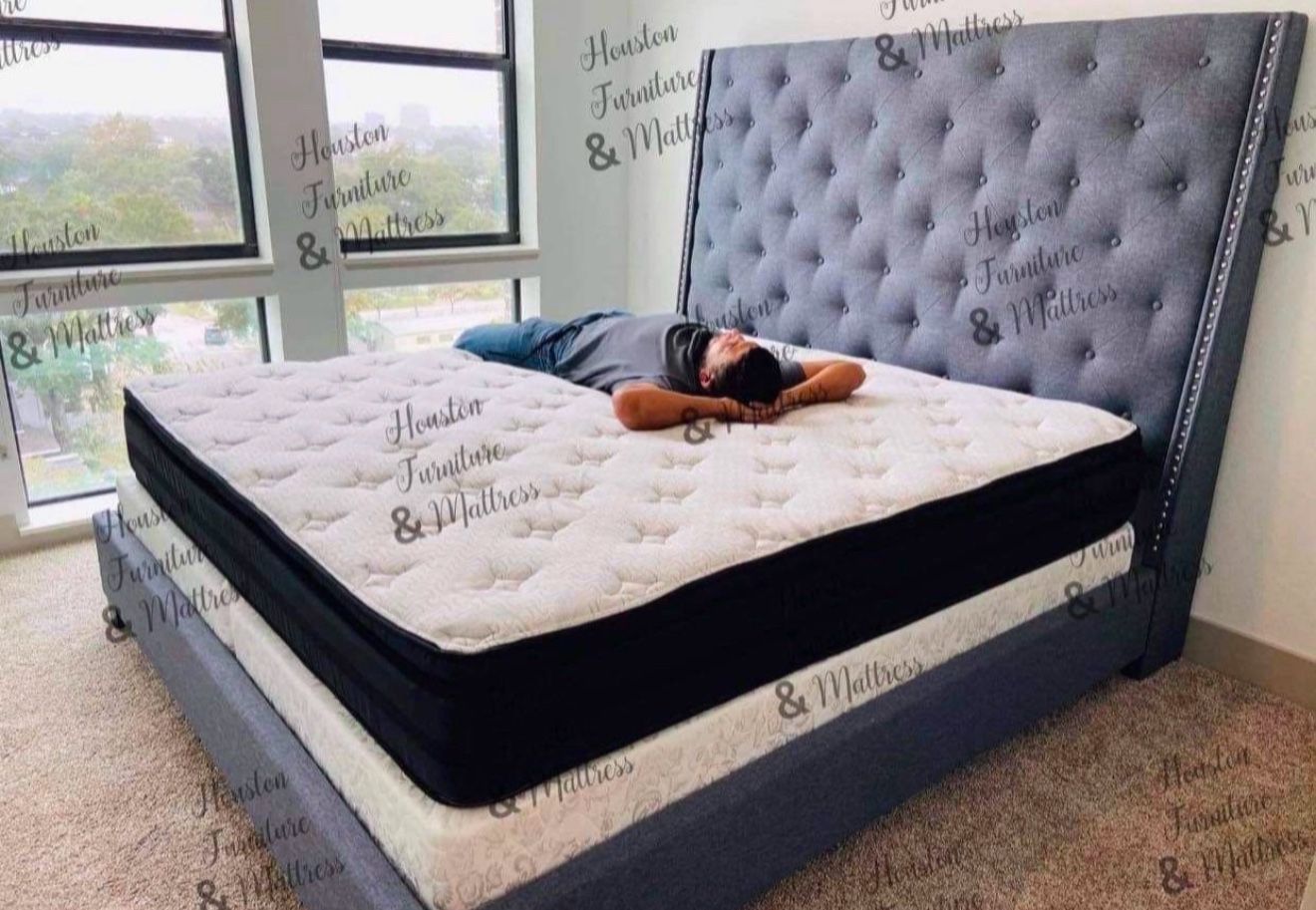 New King Size Bed Frame- Mattress Set Not Included