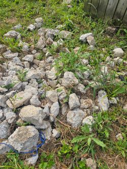 1.5 cubic yards of broken concrete debris