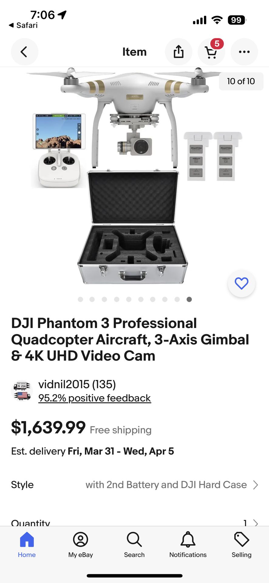 Phantom 3  Drone Professional 