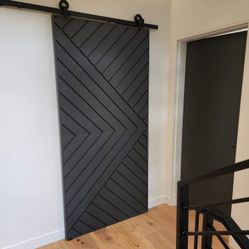 Imagine These Beautiful Custom Chevron/Herringbone Barn Doors