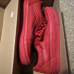 All Red Vans 