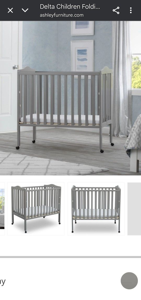 Folding Baby Crib