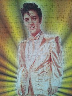 Elvis Presley Jigsaw Puzzle Framed Wall Decor