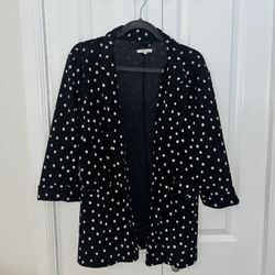 Maurices XXL Polka Dot Blazer