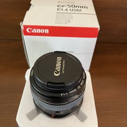 Canon Lens EF 50mm f/1.4 USM