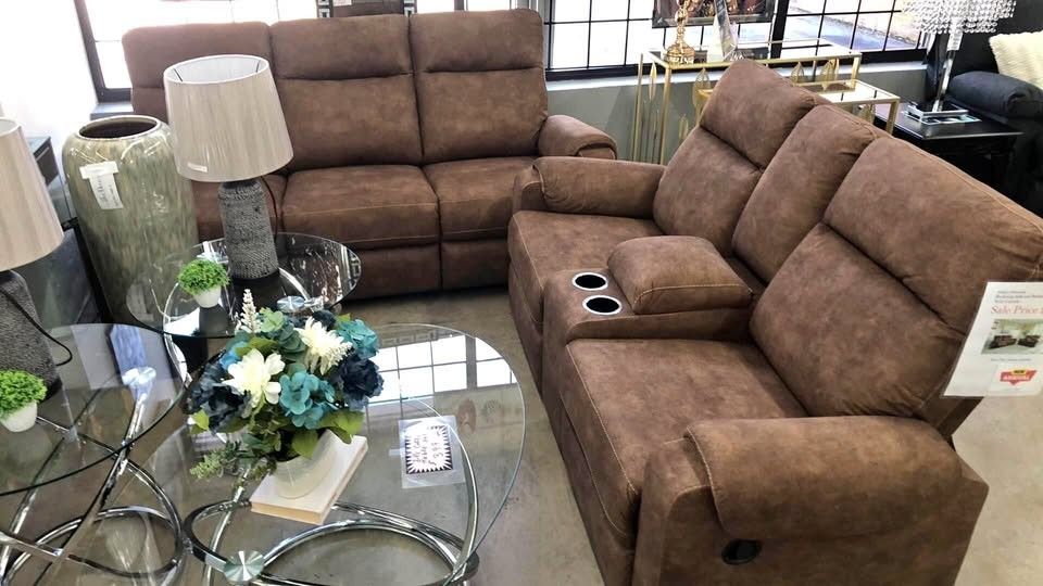 Edenwold Reclining Living Room Set🎯New 🔻 Delivery and Finance Available🔻▪️# Sofa # Loveseat # Couch # Living Room Set