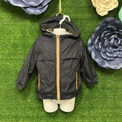 Baby Gap Navy Blue Hooded Zip Up Windbreaker Size 3 Toddler