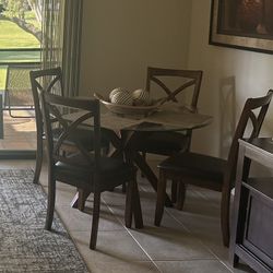 Glass Table With Chairs