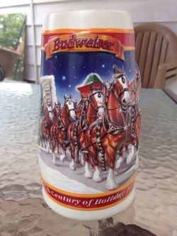1900-1999 Budweiser Beer Stein