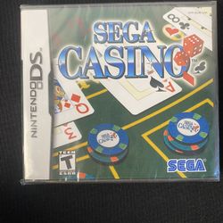 Sega Casino Video Game Nintendo DS 2005 Brand New Factory Sealed 11 Games