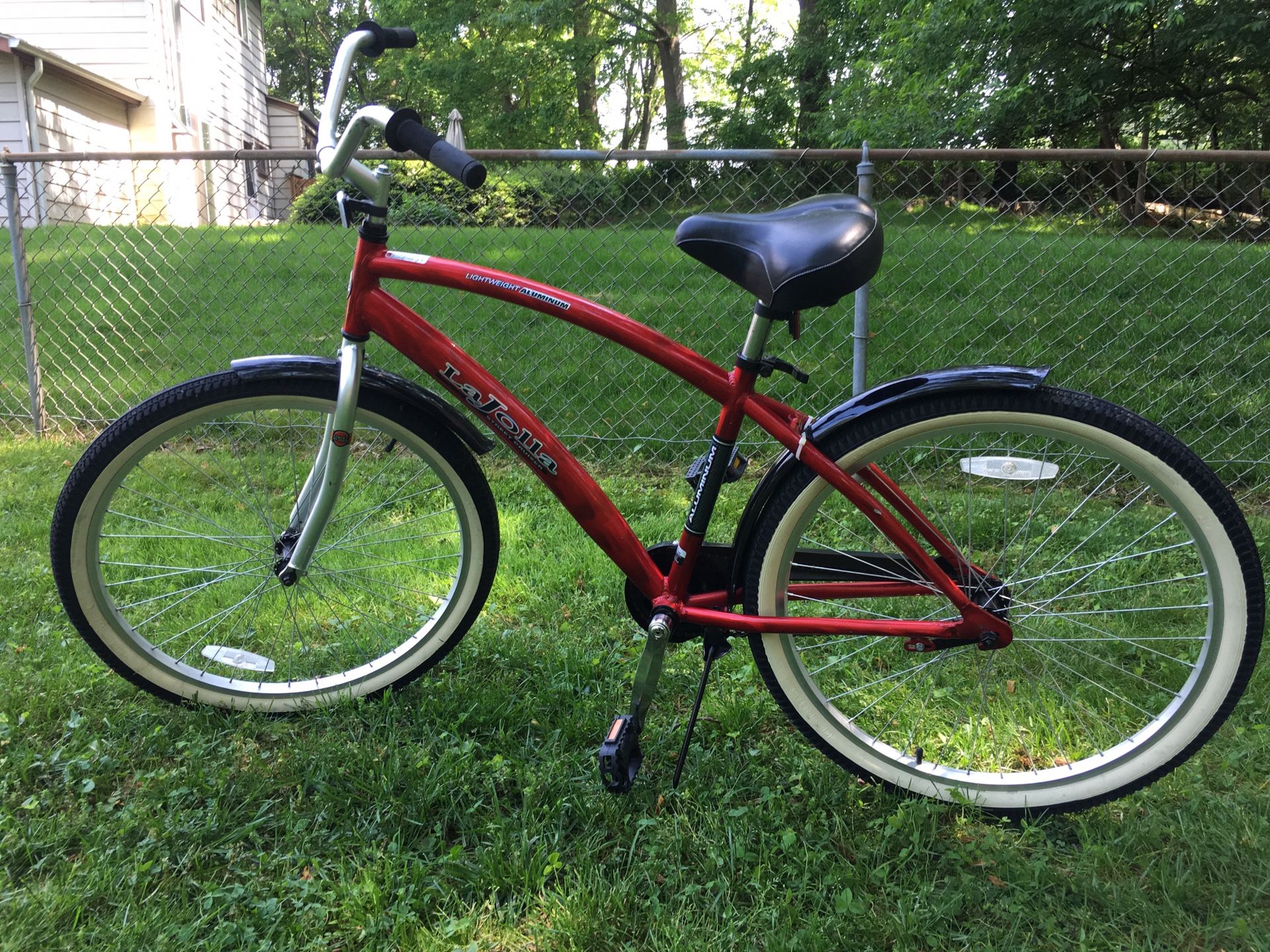 Red LaJolla Street Cruiser Bike