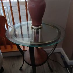 End Glass table set