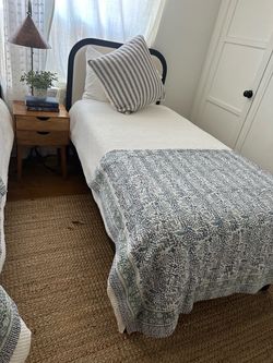 Black Metal Twin Bed Frame