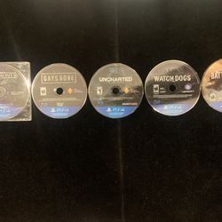 Sony PlayStation 4 PS4 Game Lot (5 Games)UNCHARTED+more(Post Nintendo Era)