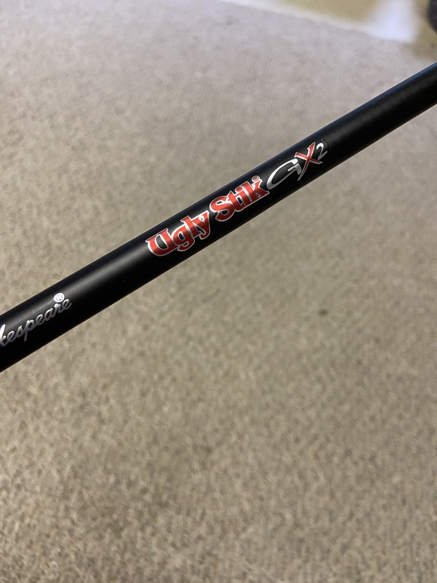 (2) UglyStik GX2 spinning rods