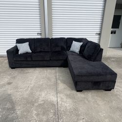 Charcoal sectional Couch