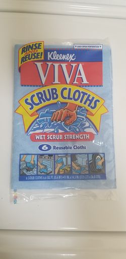 Vintage KLEENEX Viva scrubs cloths