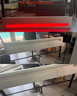 Headboard with Integrated LED Lighting